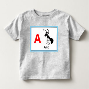 A is voor Ant Kinder Shirts