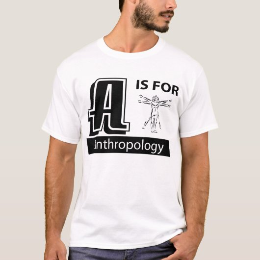 A is voor antropologie t-shirt (Voorkant)
