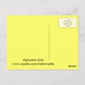 A is voor Ants Briefkaart (Achterkant)