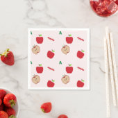 A is voor appel roze servet (Insitu)