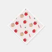 A is voor appel roze servet (Hoek)