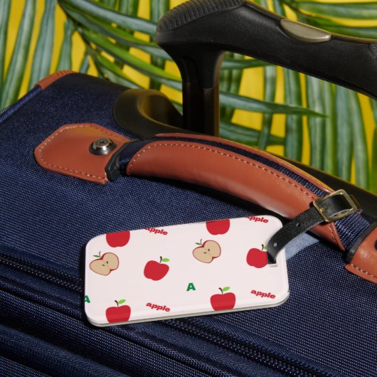 A is voor appelroze bagagelabel (Voorkant Insitu 3)