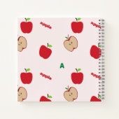 A is voor appelroze notitieboek (Achterkant)