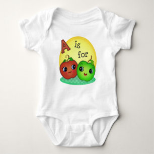 "A is voor appels" Baby / Baby T-shirt / Creeper