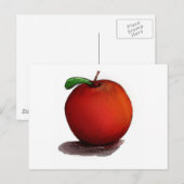 A is voor Apple Briefkaart (Voorkant / Achterkant)