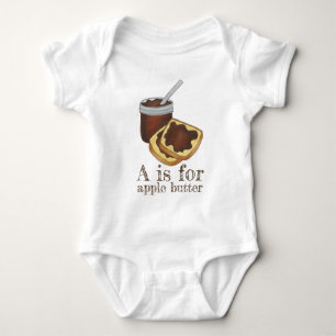 A is voor Apple Butter Pennsylvania Dutch Amish Romper