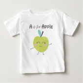 A is voor Apple Cute Illustrator Alphabet Letter (Voorkant)