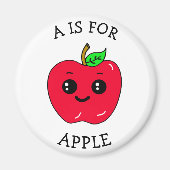 A is voor Apple Educational Magneet (Voorkant)