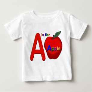 A is voor Apple Infants T-shirt