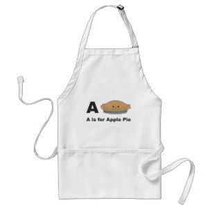 A is voor Apple Pie Standaard Schort