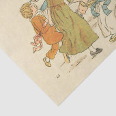 A is voor Apple Pie  teruggezet bakcadeau Tissuepapier (Detail)