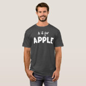 A is voor Appleeacher T-shirt (Voorkant volledig)