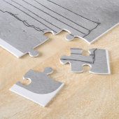 A is voor Athena godin van wijsheid Legpuzzel (Zijkant)