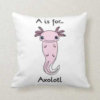 A is voor Axolotl Pillow Kussen
