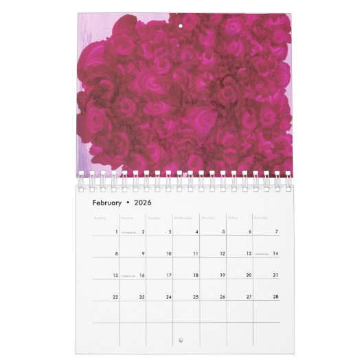 A is voor Azure Mini 2018 Calendar Kalender (Feb 2026)