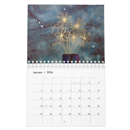 A is voor Azure Mini 2018 Calendar Kalender (Jan 2026)
