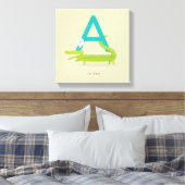 A is voor... canvas afdruk (Insitu (Slaapkamer))