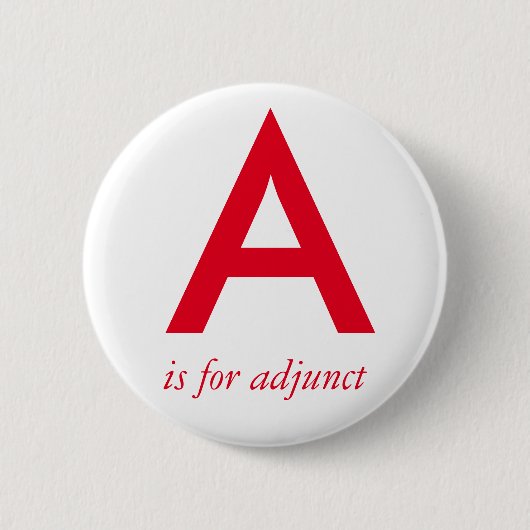 A is voor de bijvoegknop ronde button 5,7 cm (Voorkant)