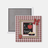 A is voor de Magneet van Apple (Voorkant / Achterkant)