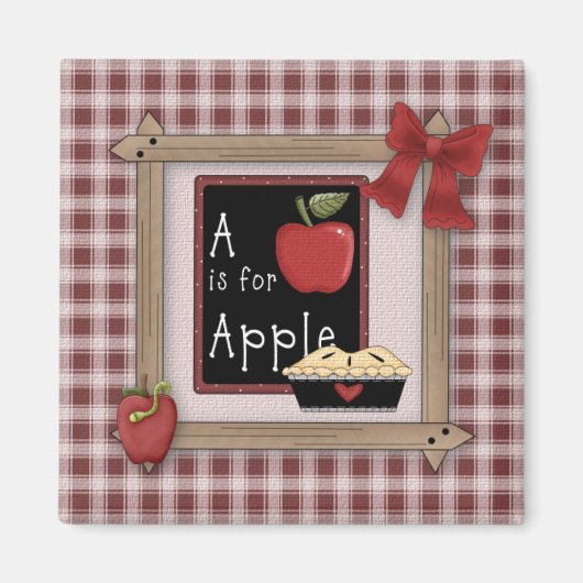 A is voor de Magneet van Apple (Voorkant)