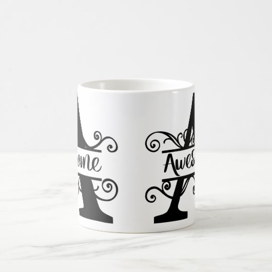 A is voor Geweldige! Koffiemok (Center)