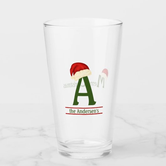 "A" is voor... Glazen Tumbler (Voorkant)