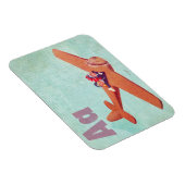 A is voor het vliegtuig magneet (Rechterzijde)