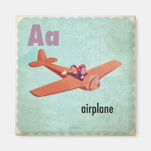 A is voor het vliegtuig magneet