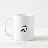 A is voor... koffiemok (Links)