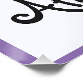 A is voor Naam Poster (Hoek)