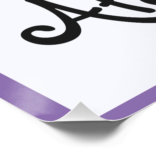 A is voor Naam Poster (Hoek)