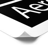 A is voor ruimtevaarttechniek poster (Hoek)