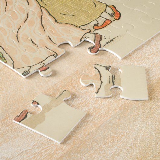 A is voor teruggezette Kinderen van Apple Pie Legpuzzel (Zijkant)