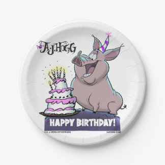 A.J. HOGG: "GELUKKIGE VERJAARDAG!" FEESTELIJK BORD