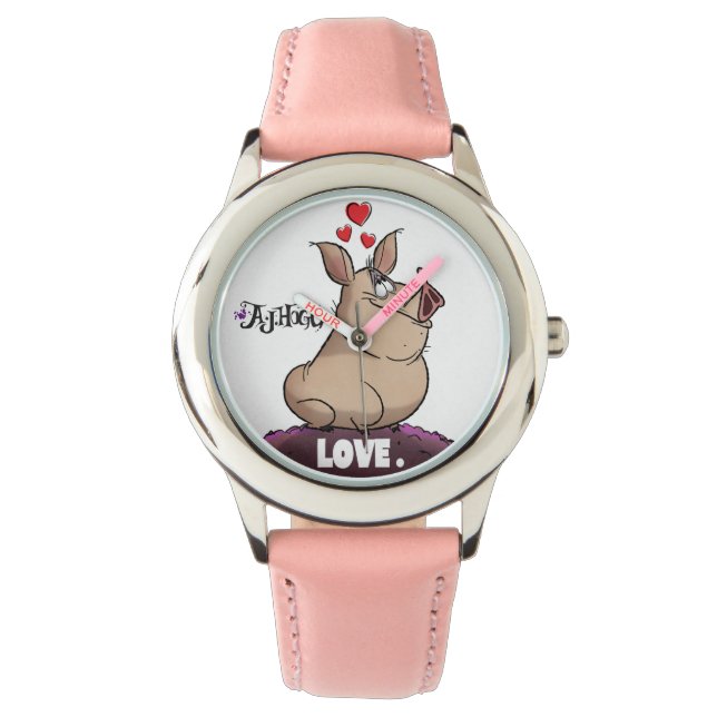 A. J. HOGG "LOVE" ANALOOG HORLOGE (Voorkant)