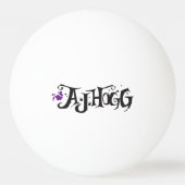 A. J. HOGG PING PONG BALL (Achterkant)