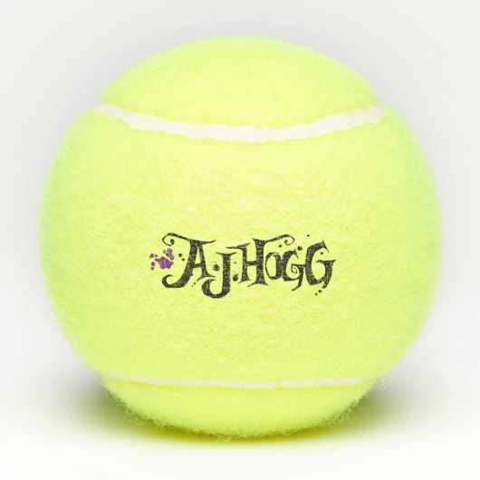 A. J. HOGG TENNISBALLEN (Achterkant)