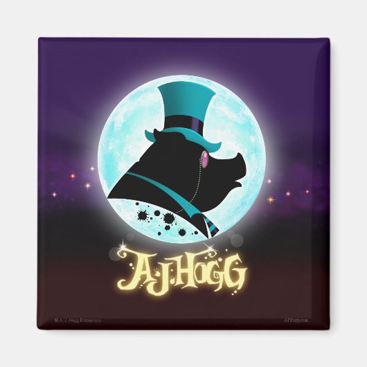 A. J. HOGG WISHING MOON MAGNEET (Voorkant)