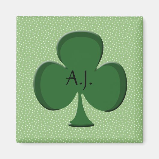 A.J. Shamrock My Name Magnet (Voorkant)