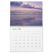 A Jaar bij de Kalender van de Foto van de Beach (Jan 2027)