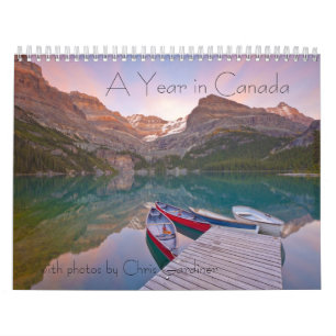 A Jaar in Canada 12-maandenkalender Kalender