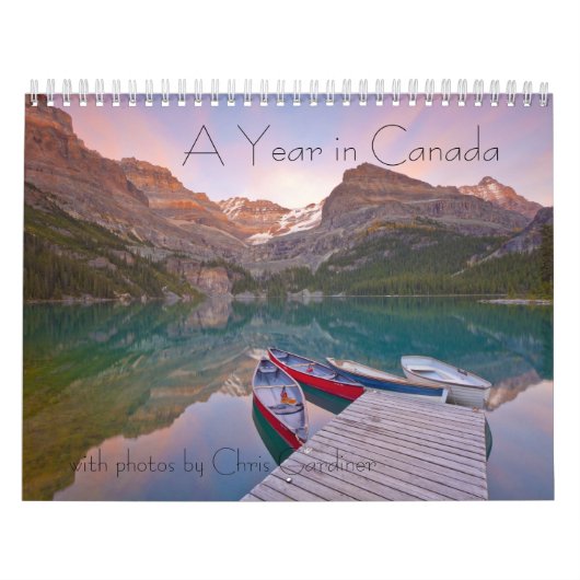 A Jaar in Canada 12-maandenkalender Kalender (Hoes)
