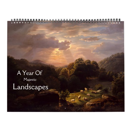 A Jaar van de kalender van de grote landschappen (Hoes)