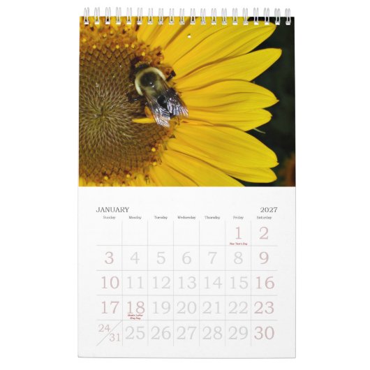 A Jaar van de zonnebloemen 2013 Agenda Kalender (Jan 2027)