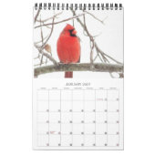A Jaar van kardinaalkalender Kalender (Jan 2027)
