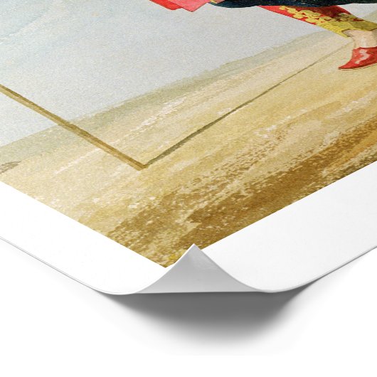 A januari, c.1823 poster (Hoek)