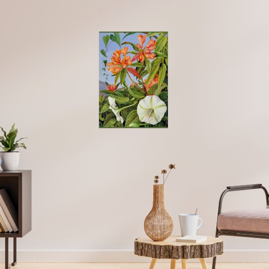 A Javan Rhododendrum en Ipomoea Poster (Woonkamer 3)