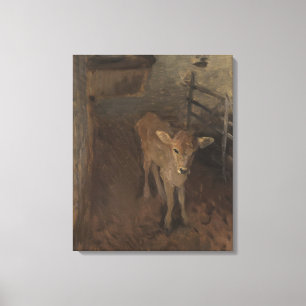 A Jersey Calf Canvas Afdruk
