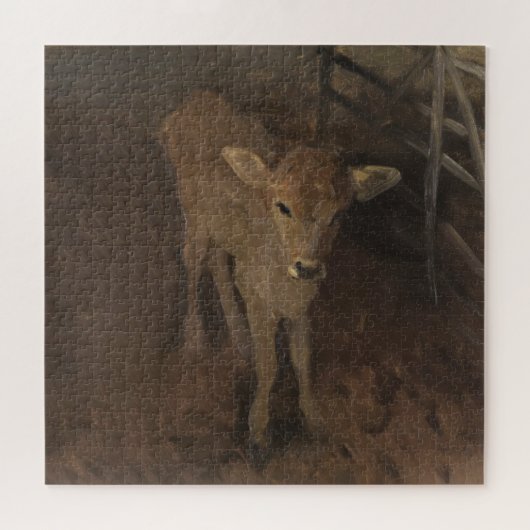 A Jersey Calf Legpuzzel (Horizontaal)