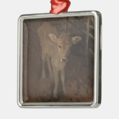 A Jersey Calf Metalen Ornament (Links)